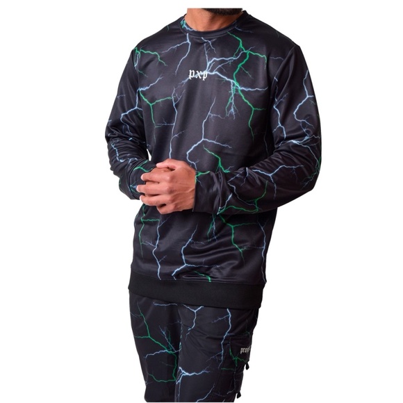 NWT Project X Paris Black Lightning Sweater - Picture 2 of 5